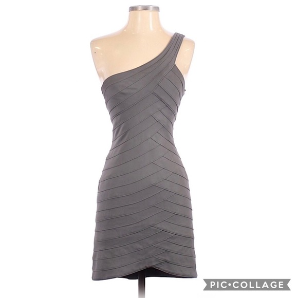 BCBGMAXAZRIA Y2K Bodycon Bandage Cocktail Dress